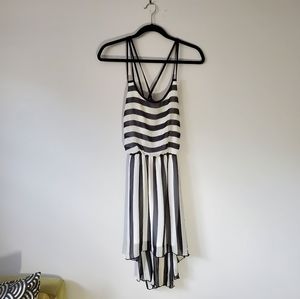 Charlotte Russe striped strap dress NWT